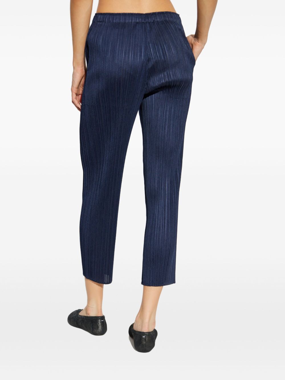 Shop Issey Miyake Pleated Trousers