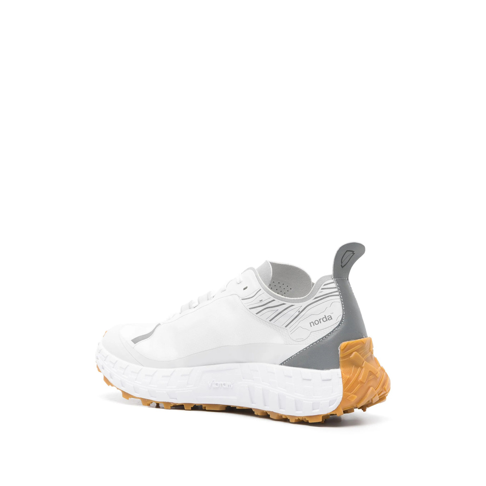 Shop Norda Lace-up Sneakers In White