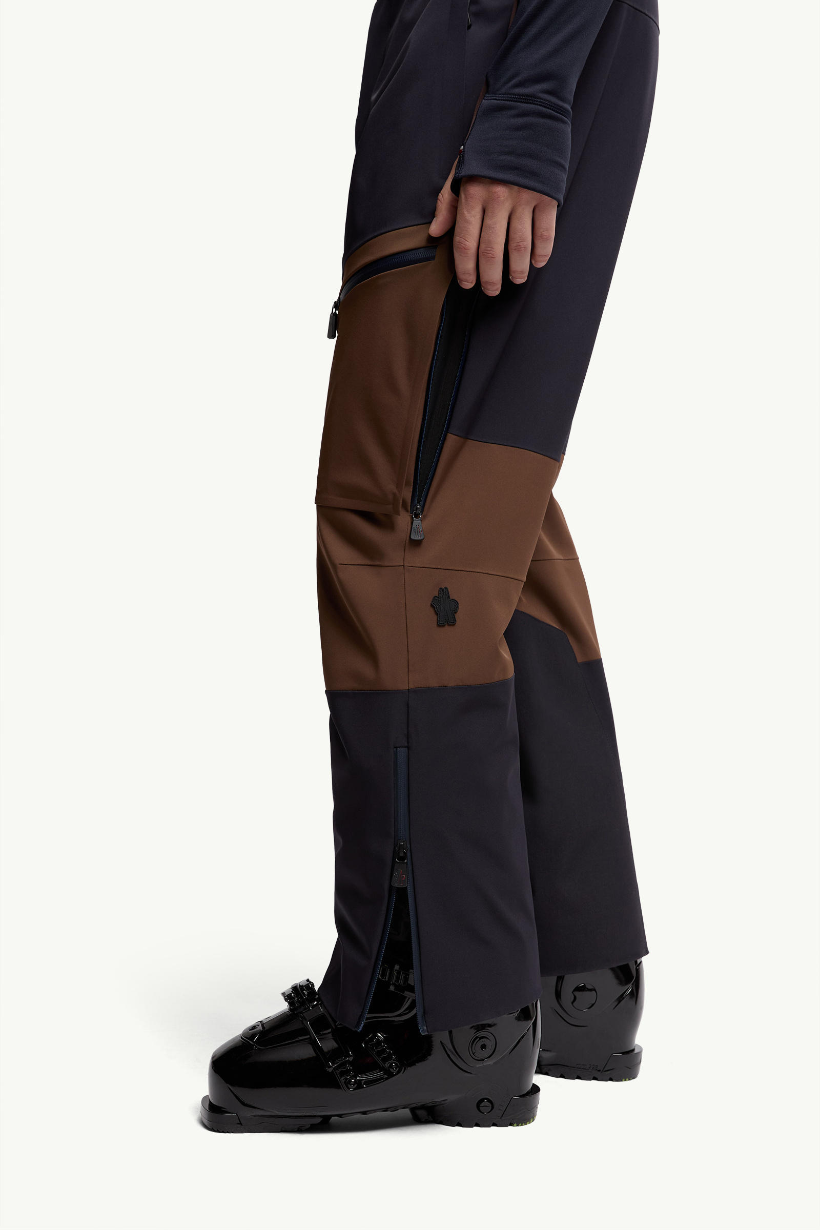 Moncler Padded Ski Pants In Multi