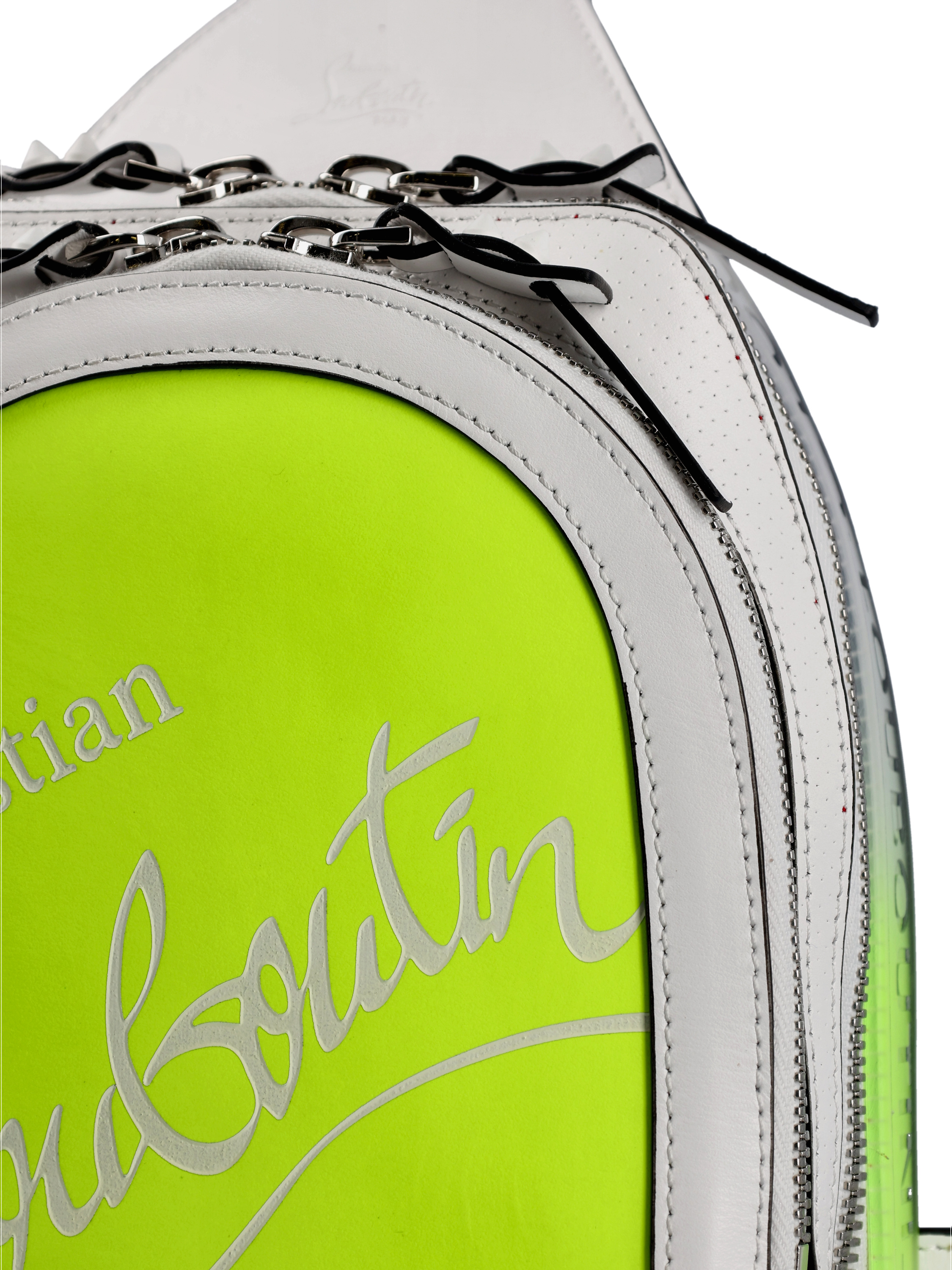 Christian Louboutin Loubifunk Leather Backpack In Yellow