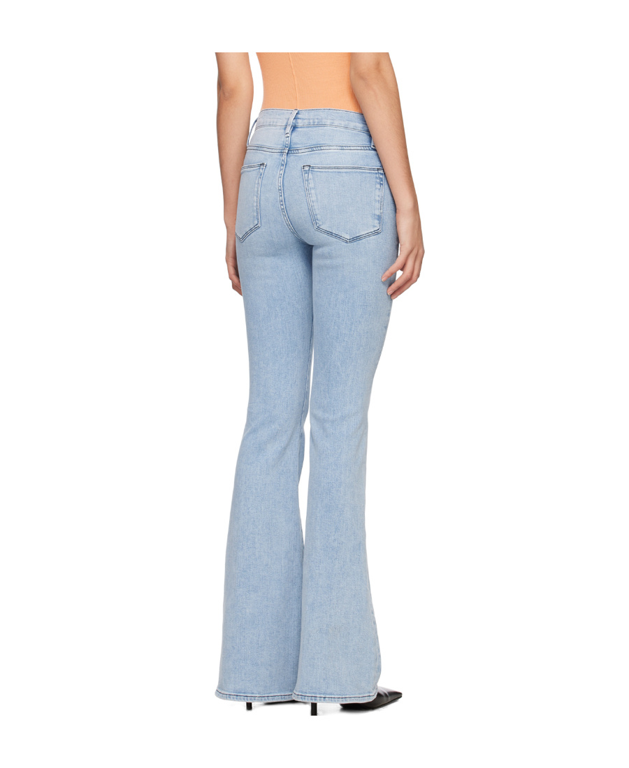 Frame Le High Horn Jeans In Blue