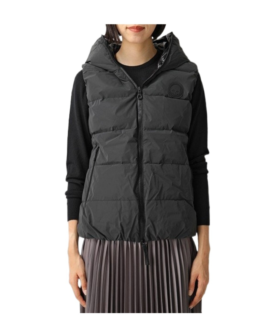 Hydrogen Sleeveless Down Jacket In Black