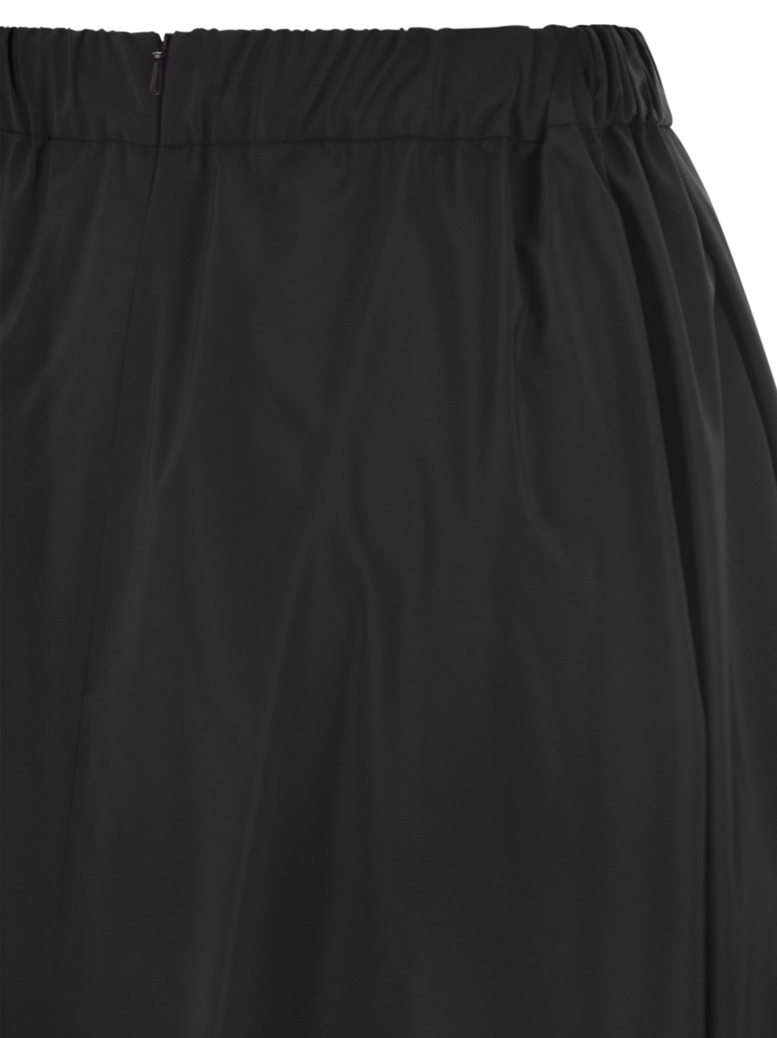 Weekend Max Mara Elastic Waist Skirt In Black
