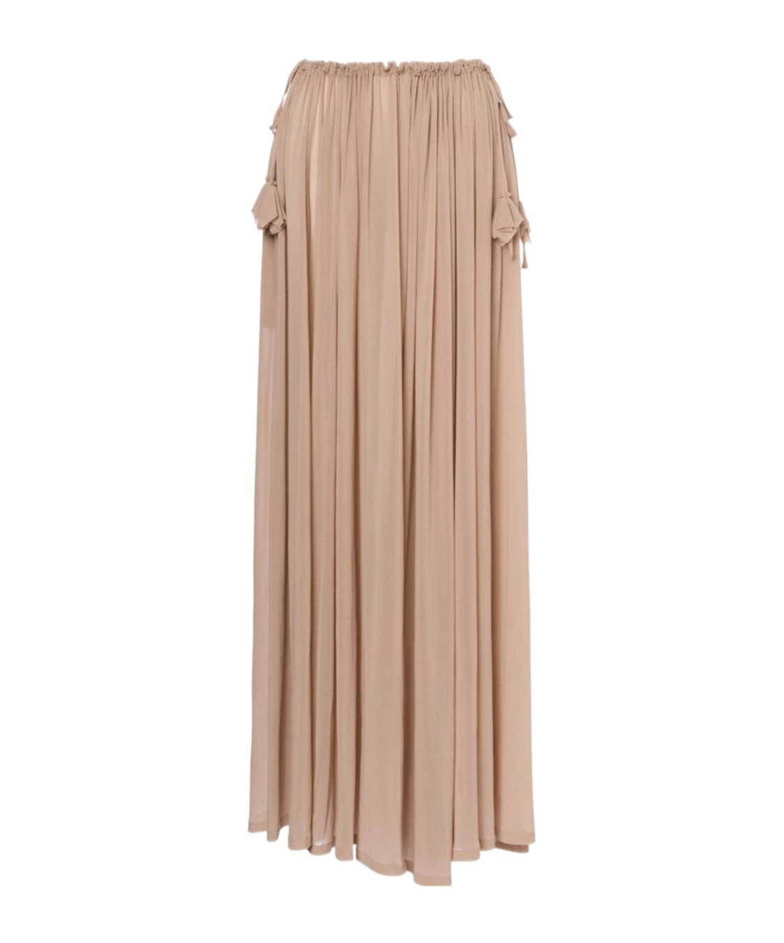 Philosophy Di Lorenzo Serafini Stretch Tulle Long Skirt In Neutral