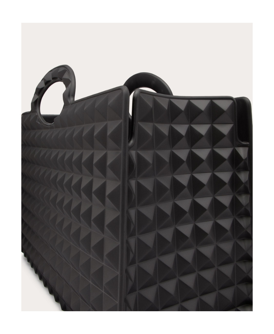 Valentino Strukturierter Shopper In Black