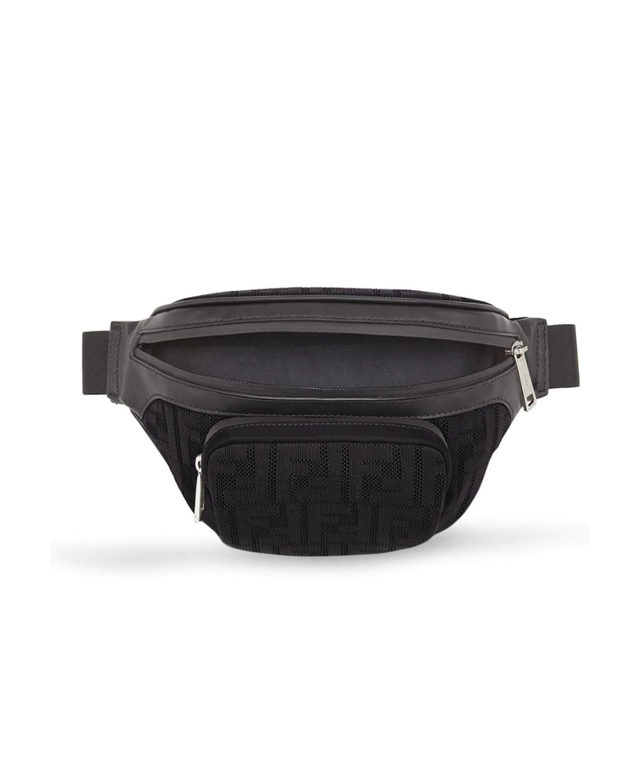 Fendi Ff Motif Belt Bag In Black