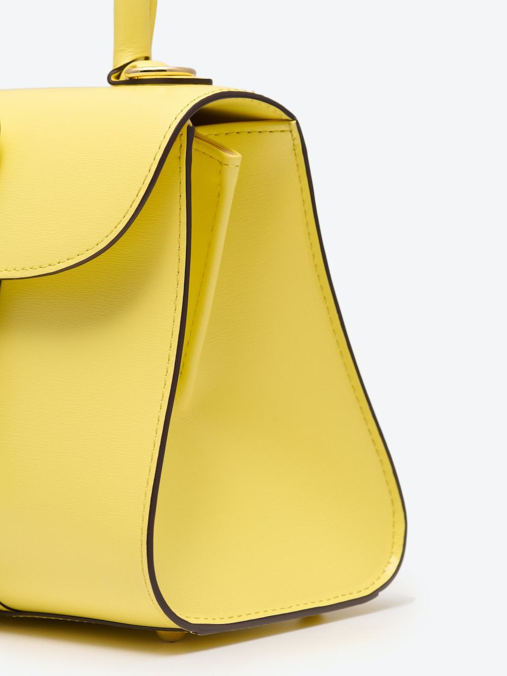Delvaux Brillant Mini Handbag In Yellow