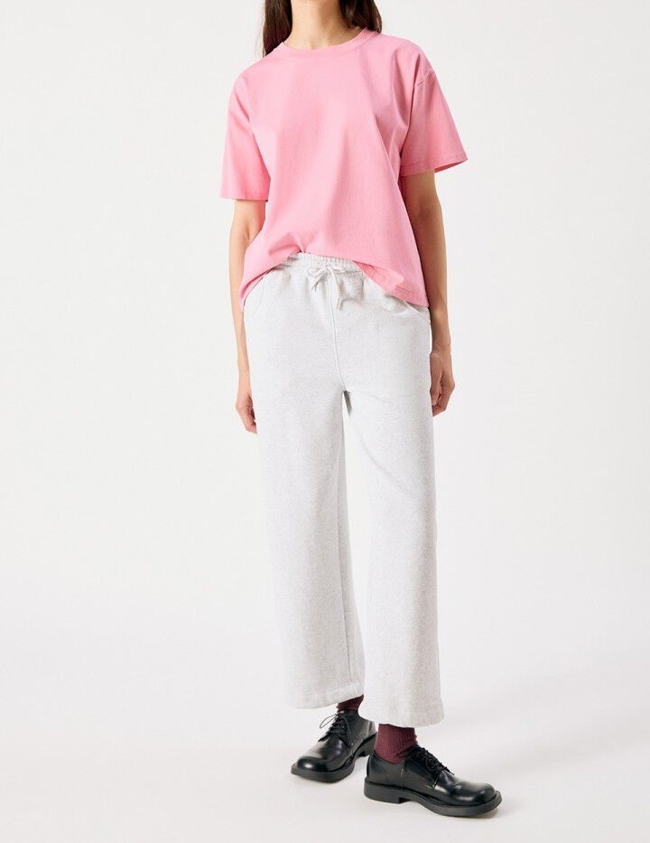 American Vintage Drawstring Sweatpants In Heather Ash
