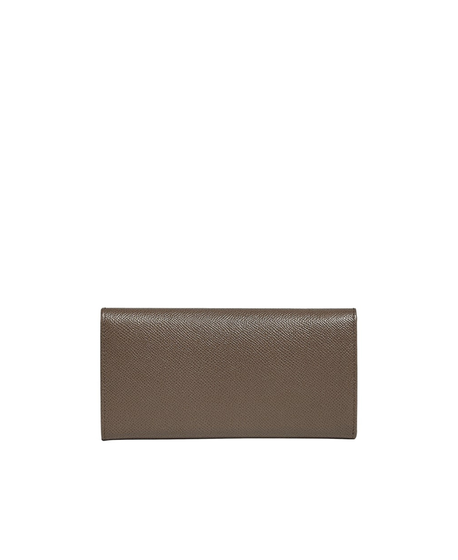 Ferragamo Continental Flap Purse In Brown