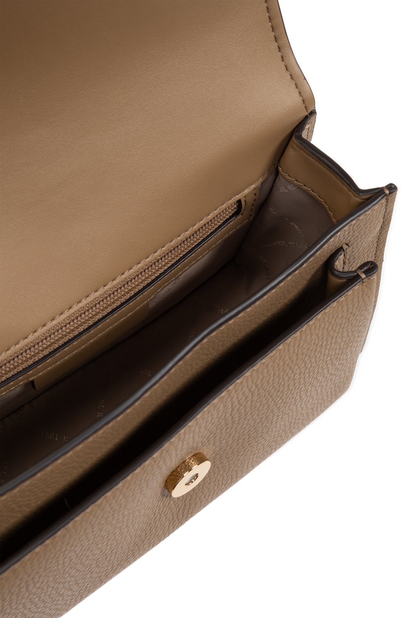 Shop Michael Kors Claire Shoulder Bag In Brown