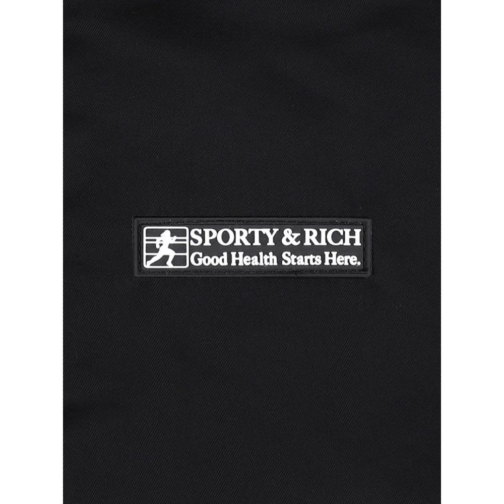 Shop Sporty And Rich Good Health Windbreaker In Black