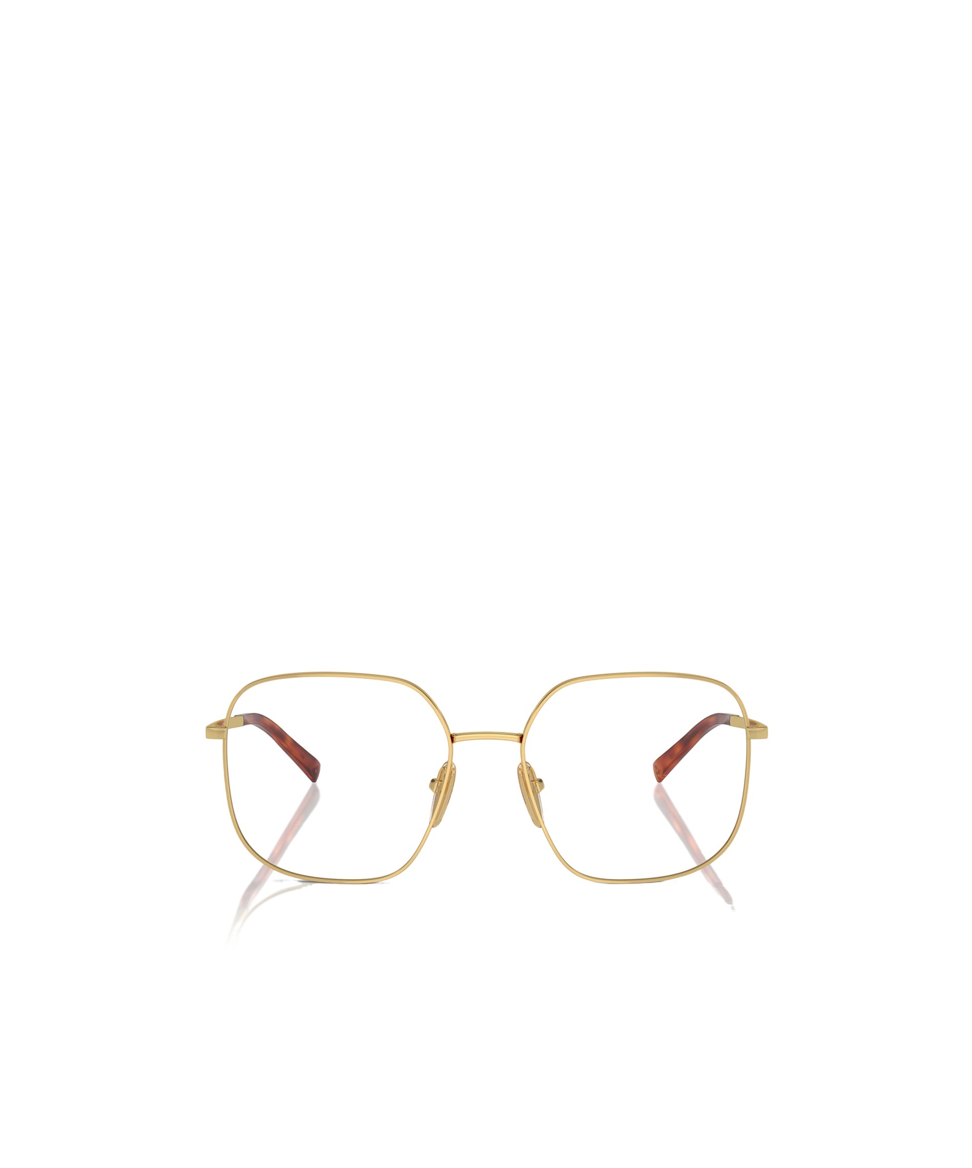 Prada Womens Pra59v Square-frame Steel Sunglasses Pink In Nude
