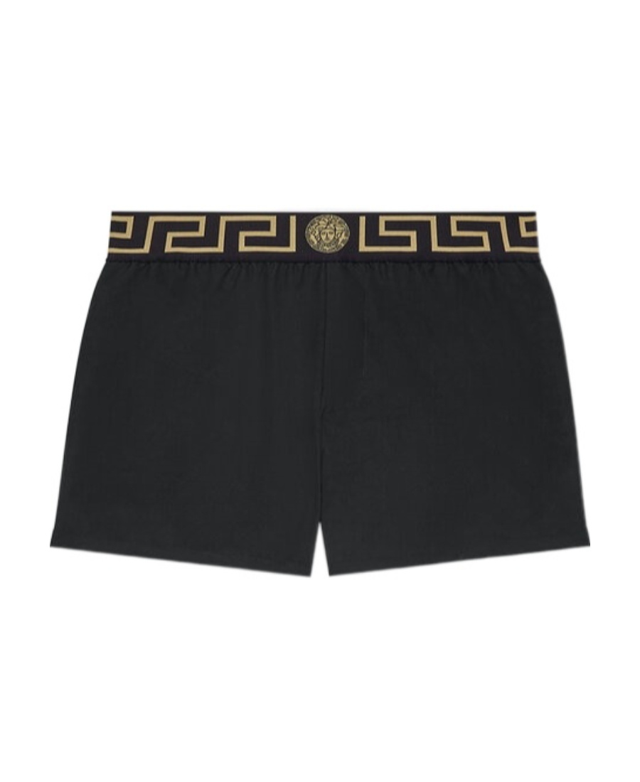 VERSACE LOGO-WAISTBAND SWIMWEAR