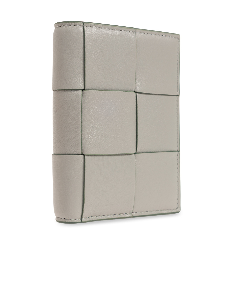 Bottega Veneta Logo Wallet In Nude