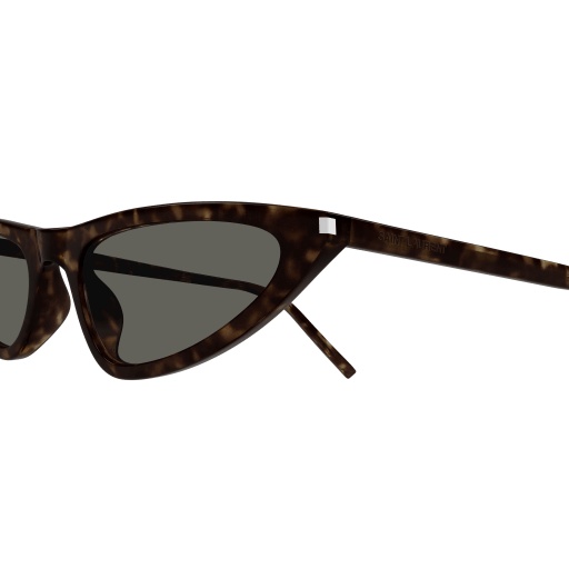 Saint Laurent Sl 7030 Sleek Acetate Cat-eye Sunglasses In Black