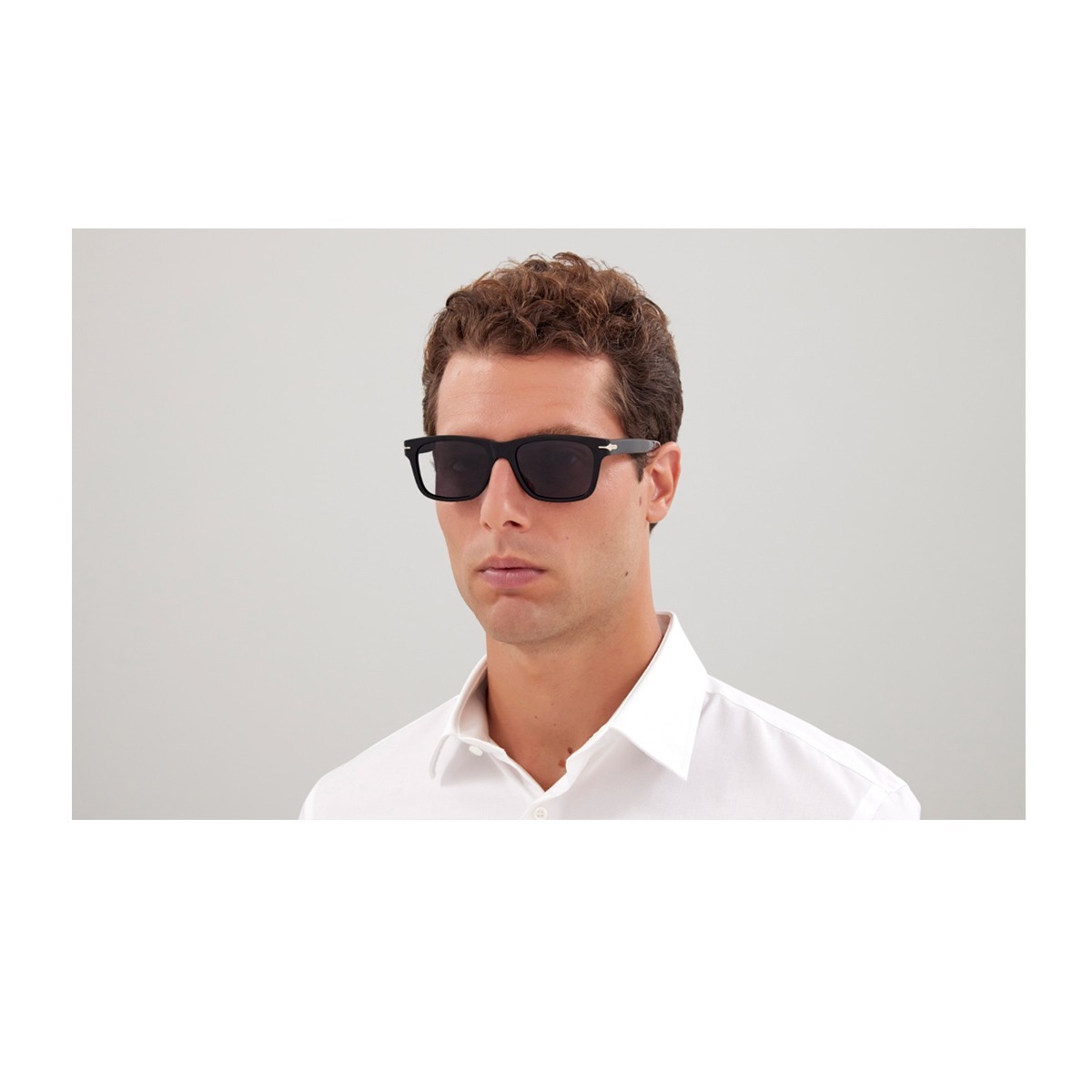 Montblanc Square-frame Tinted Sunglasses In Black