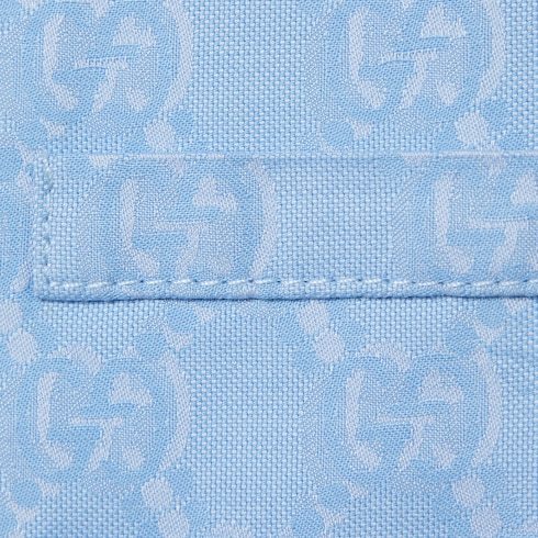 Gucci Long-sleeved Casual Jacket In Blue