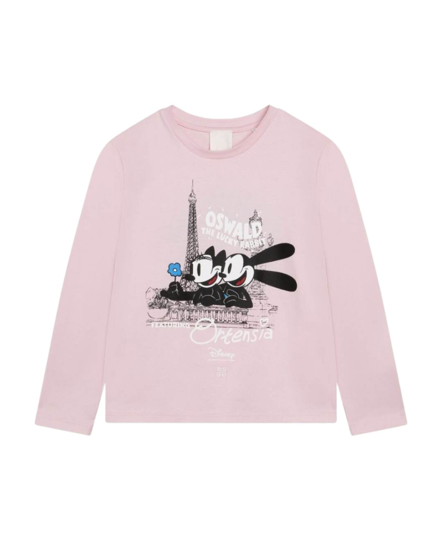 Givenchy Long Sleeved T-shirt In Pink