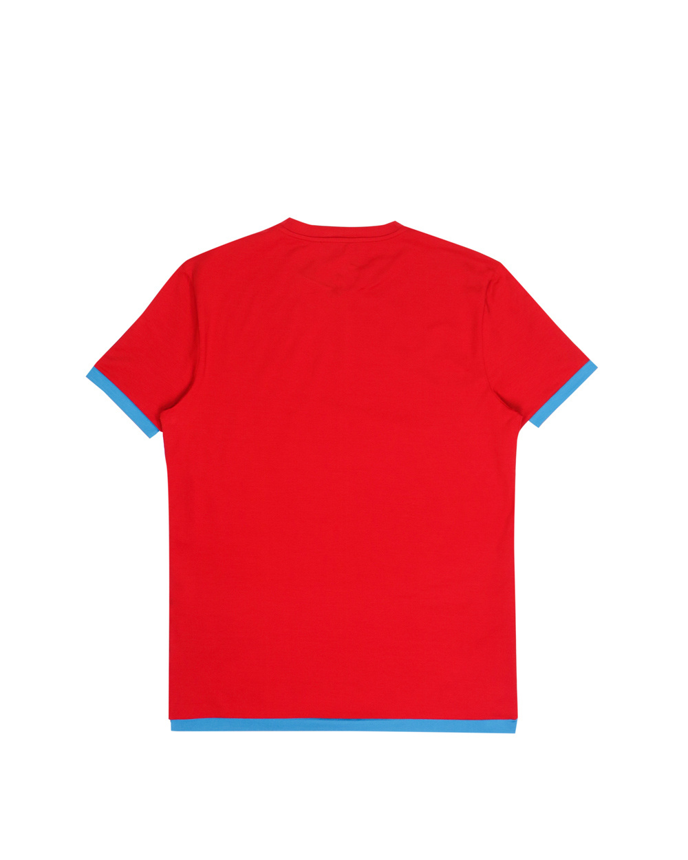 Prada Logo Round-necked T-shirt In Red