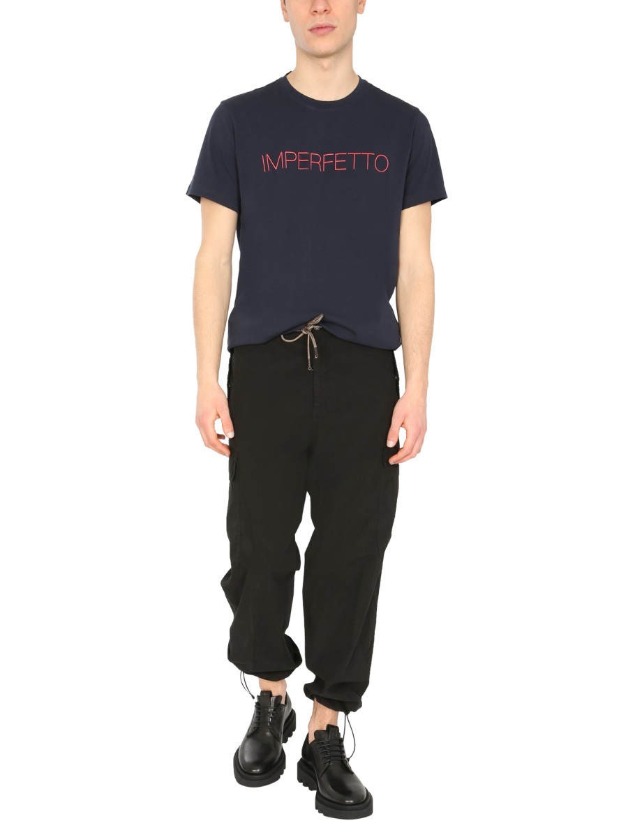 Aspesi Drawstring Trousers In Black