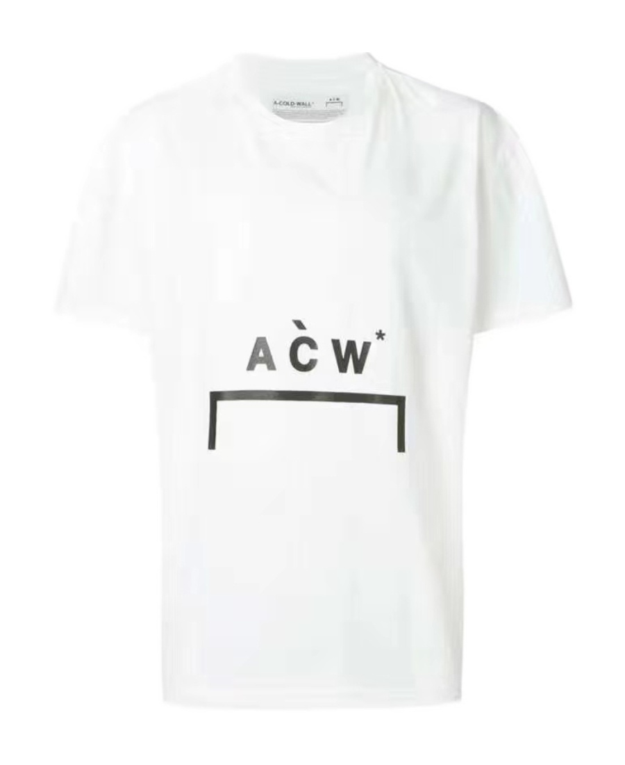 A-cold-wall* Logo Logo Short-sleeved T-shirt In White