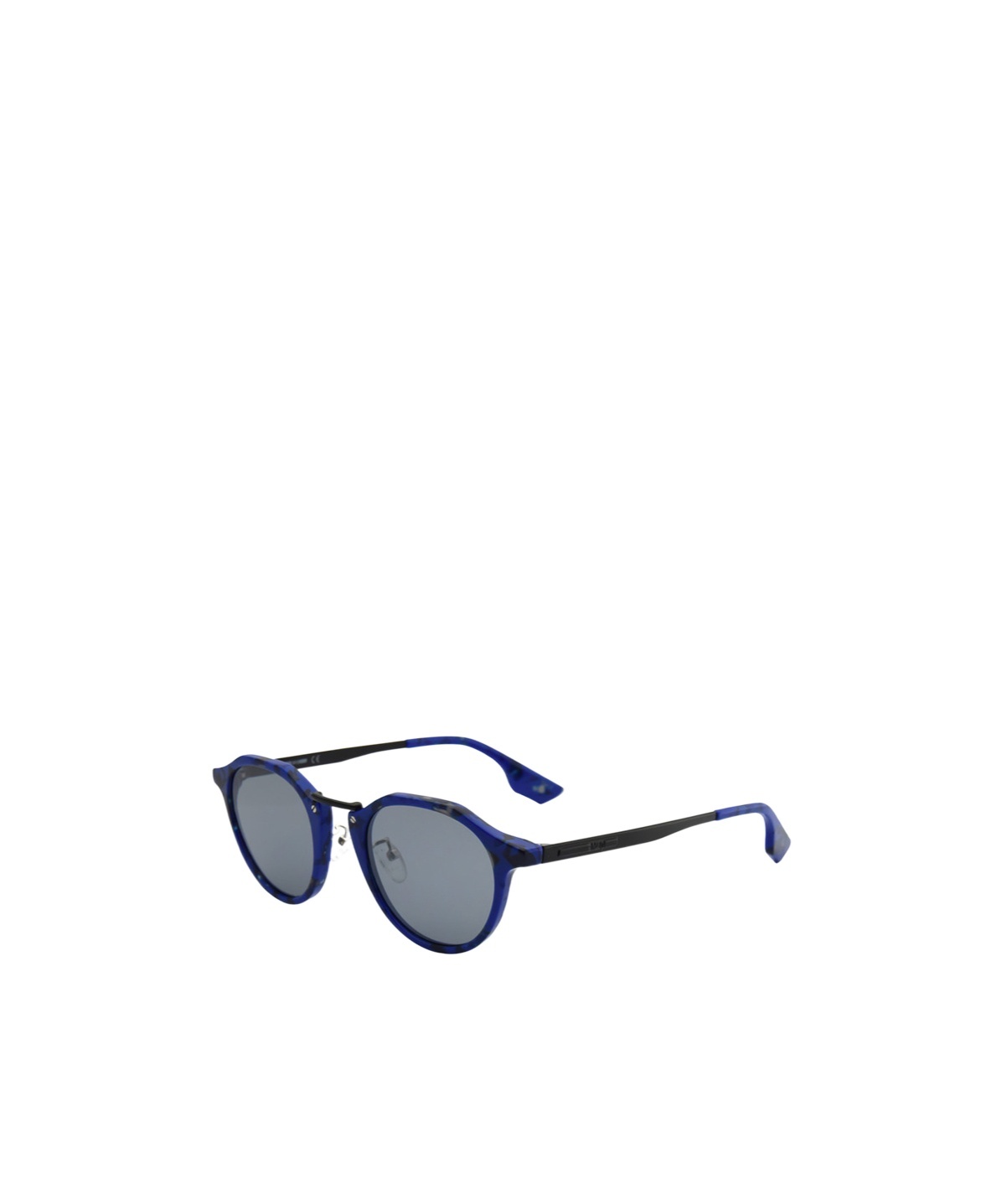 Mcq By Alexander Mcqueen Round Sunglasses In Blue