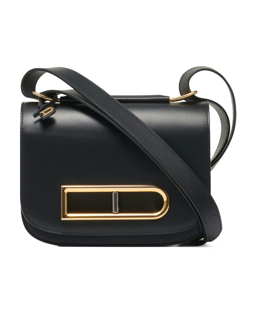 DELVAUX SMALL LINGOT LEATHER SHOULDER BAG
