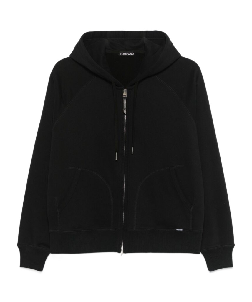 Tom Ford Hooded Sweater In Black