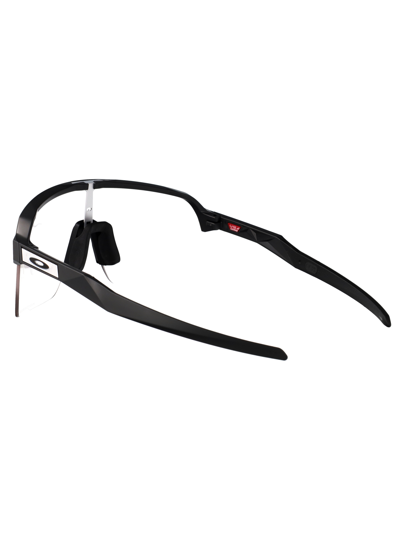 Oakley Geometric Frame Plain Mirror In White