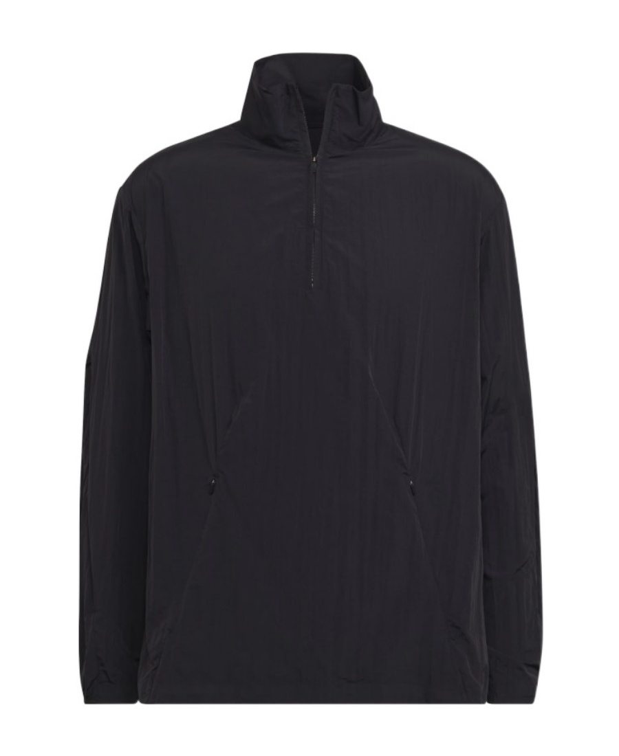 Y-3 Half-zip Windbreaker Jacket In Black