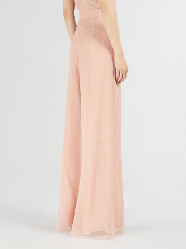 Max Mara Judit Logo Casual Pants In Nude