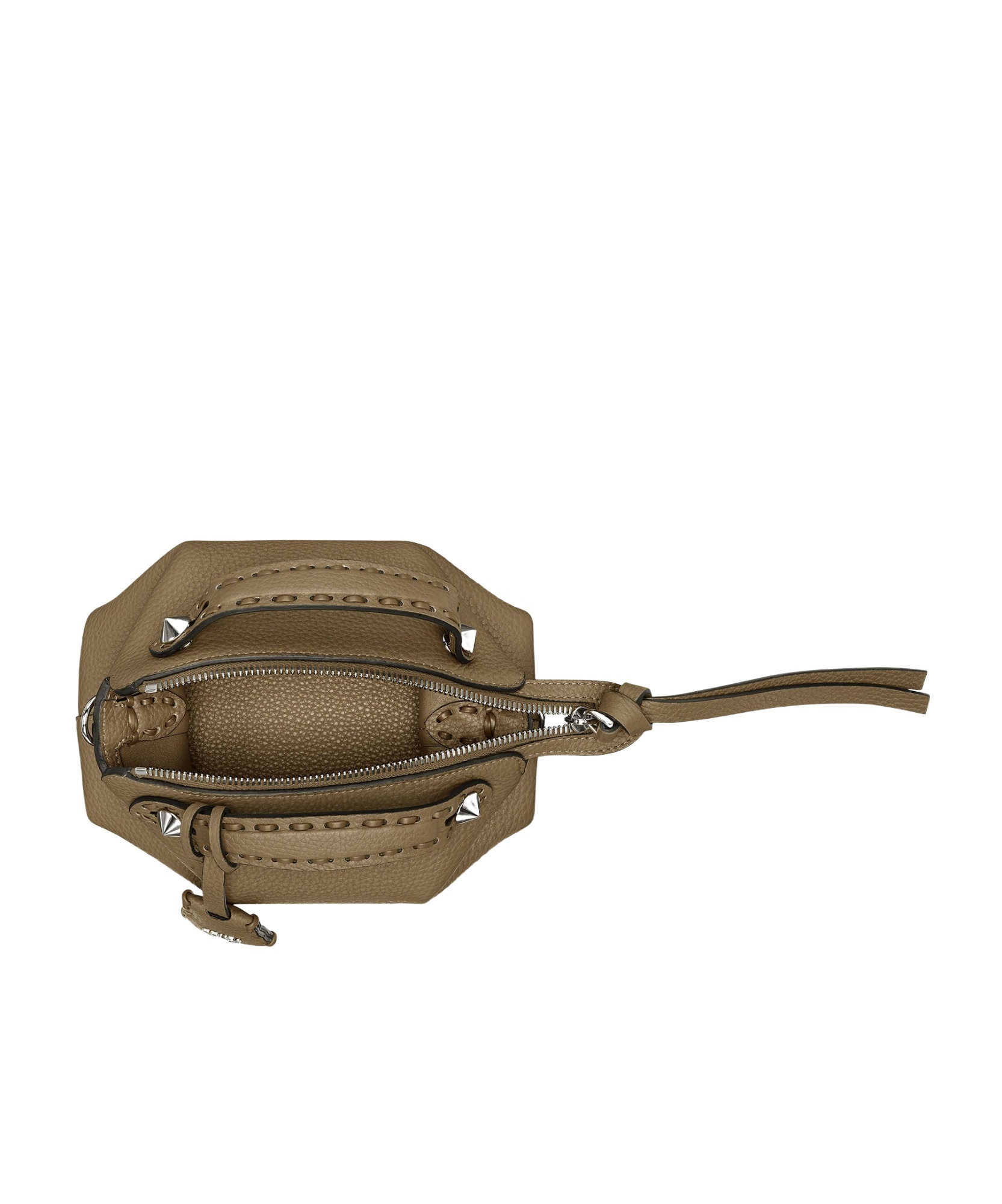 Fendi By The Way Soft Large Selleria Macro In Brown