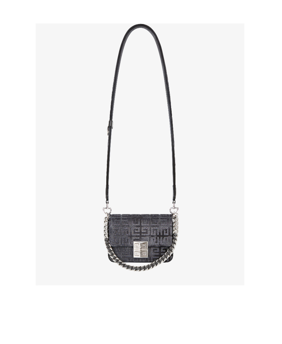 Givenchy 4g Small Shoulder Bag In Gray