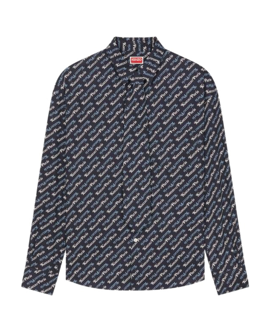 Kenzo X Verdy Logo-print Shirt In Black