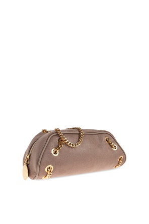 Stella Mccartney Zipper Shoulder Bag In Brown