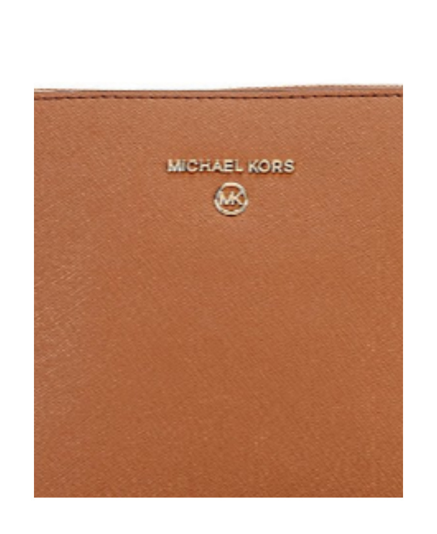 Michael Michael Kors Dome Leather Crossbody Bag In Brown