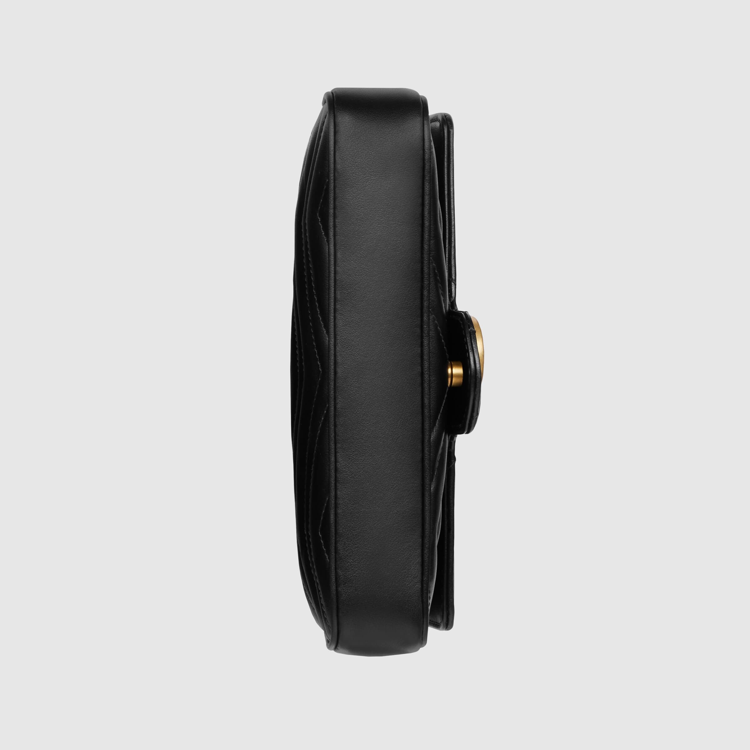 Shop Gucci Gg Marmont Super Mini Bag In Black