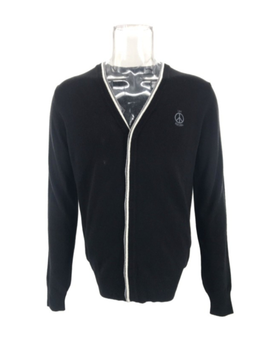 Moschino Long-sleeved Sweater In Black