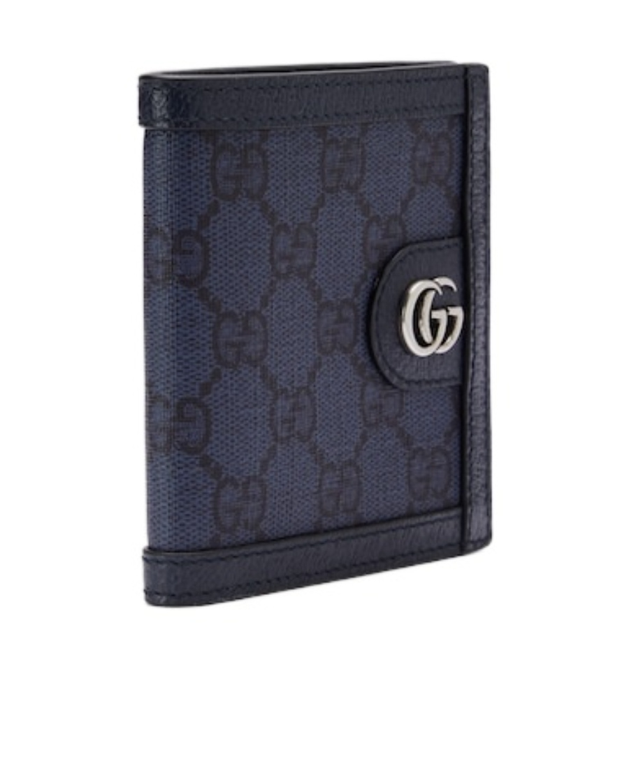 Gucci Ophidia Double G Card Case In Black