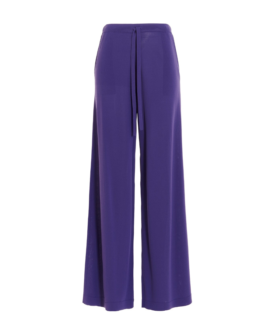 P.a.r.o.s.h Logo Casual Pants In Purple