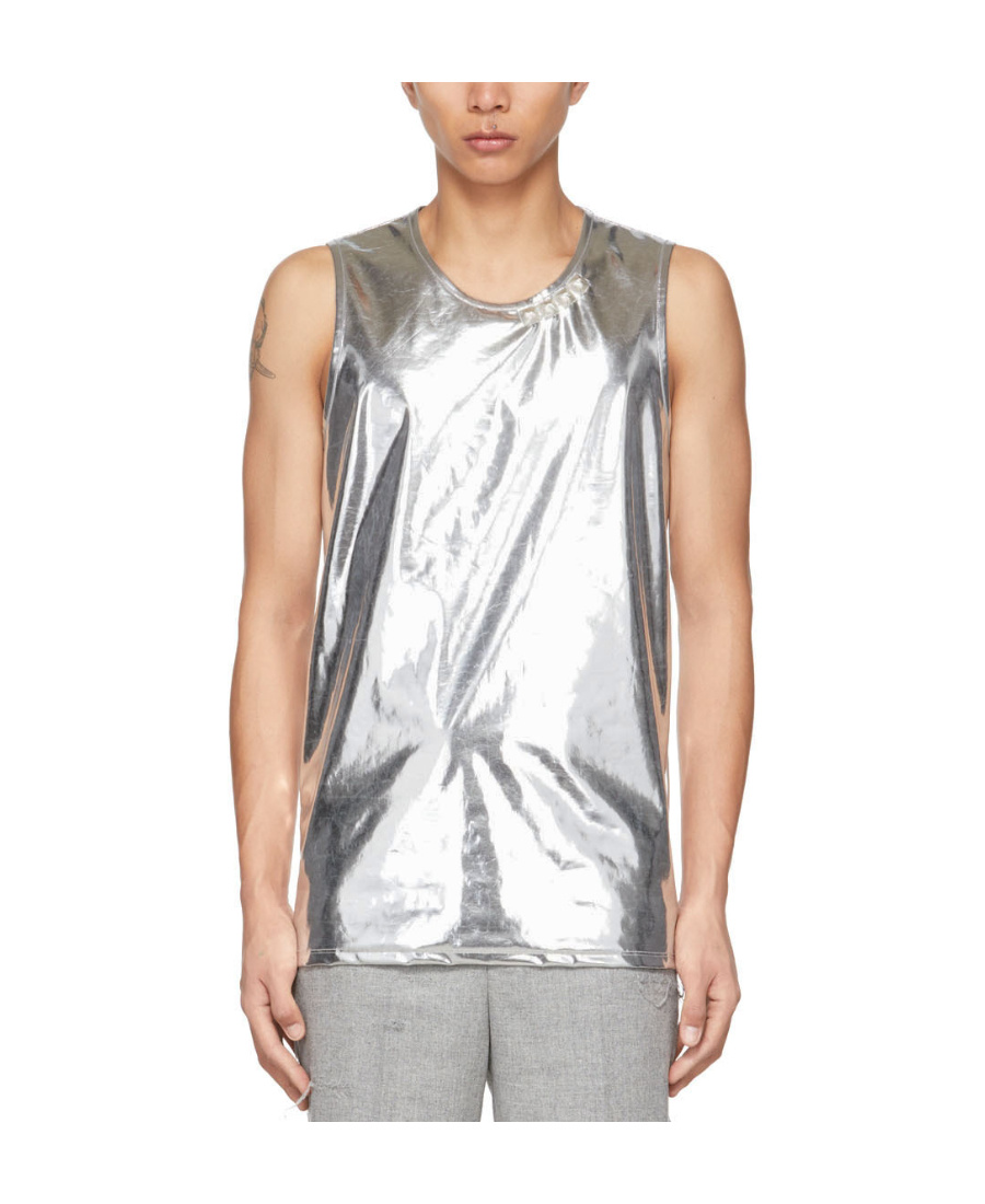 Doublet Logo Vest In White