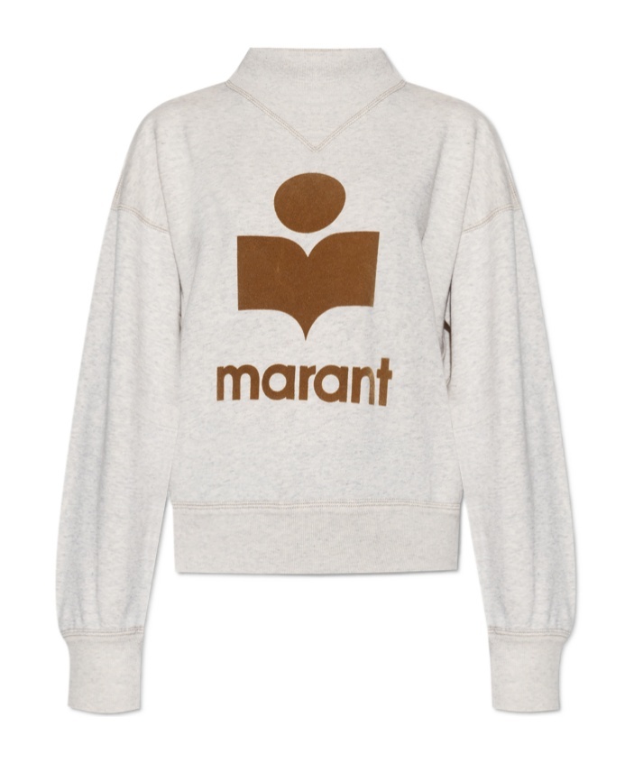 Shop Isabel Marant Étoile Moby Sweatshirt In White