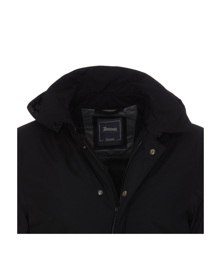 Herno Gore Padded Coat In Black