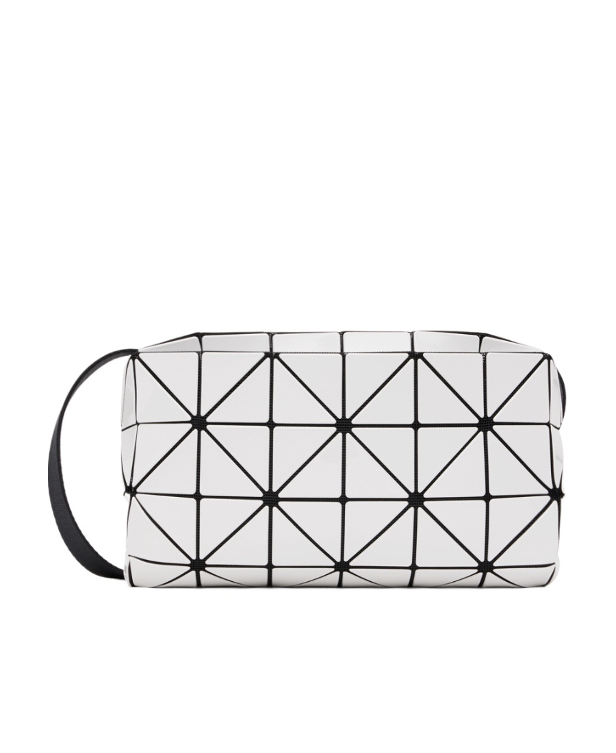 Bao Bao Issey Miyake Carton Geometric Shoulder Bag In White