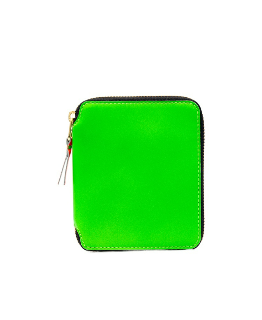 Comme Des Garçons Play Comme Des Garçons Wallet Zipped Wallet In Green