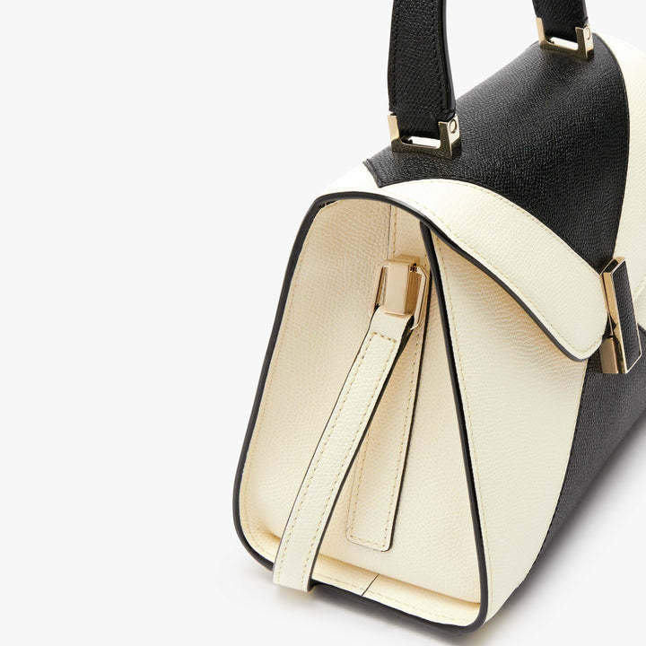Valextra Mini Shoulder Bag In White