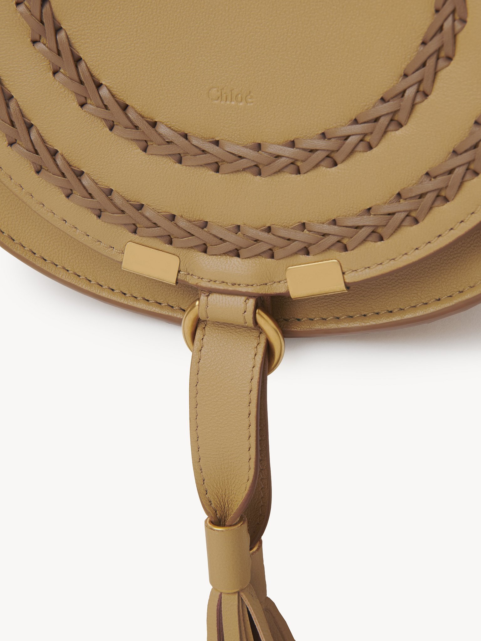 Chloé Small Marcie Leather Bag In Green