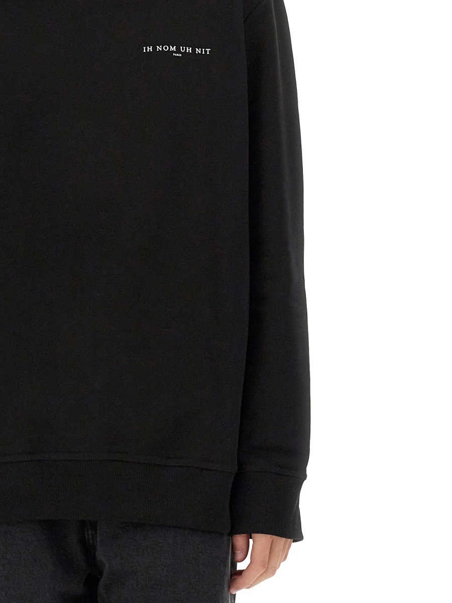 Ih Nom Uh Nit Crown Mask Print Sweatshirt In Black