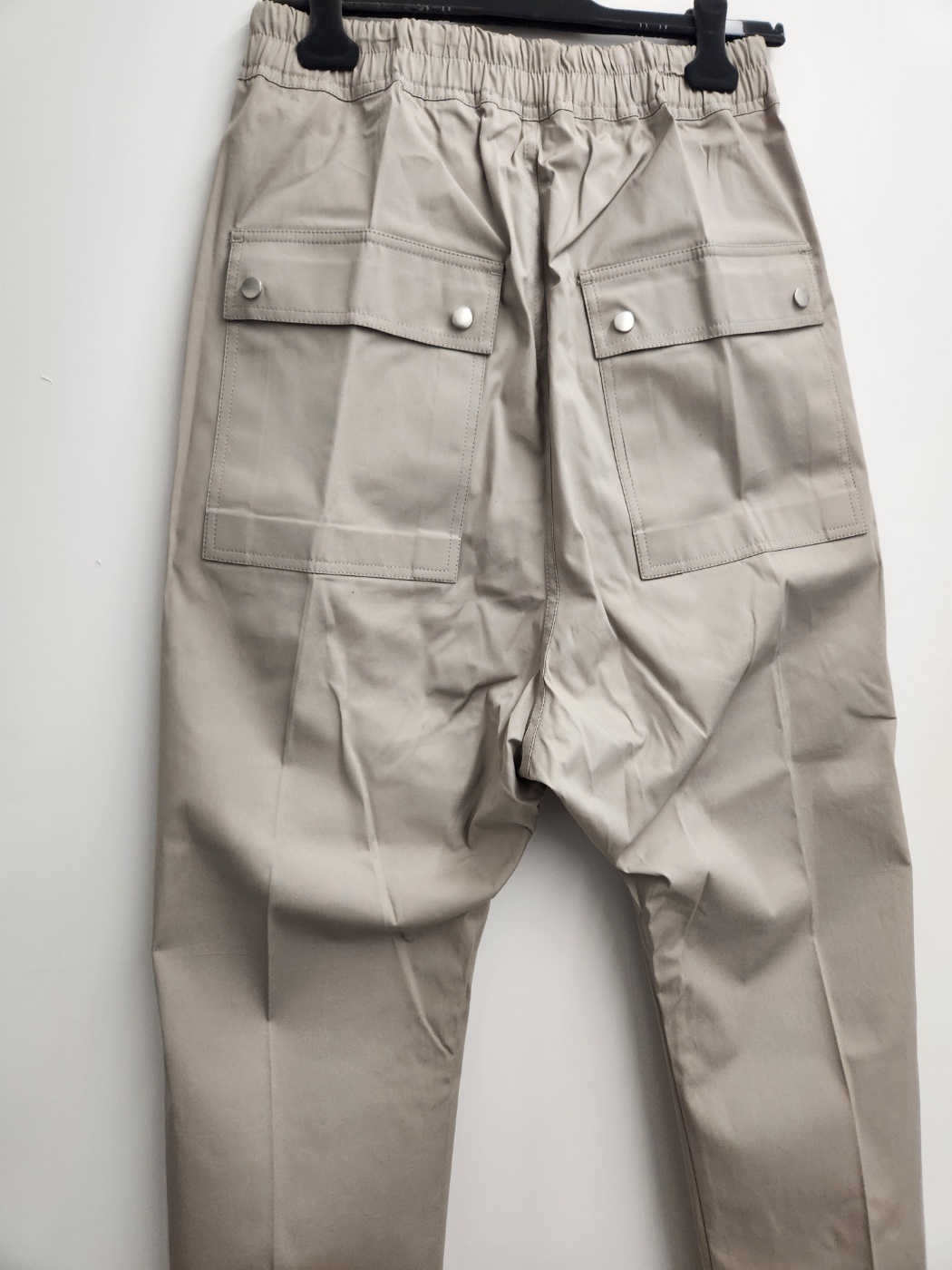 Rick Owens Drawstring Casual Pants In Gray