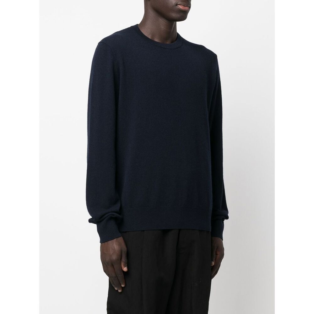 The Row Crew Neck Cashmere Sweater In Black